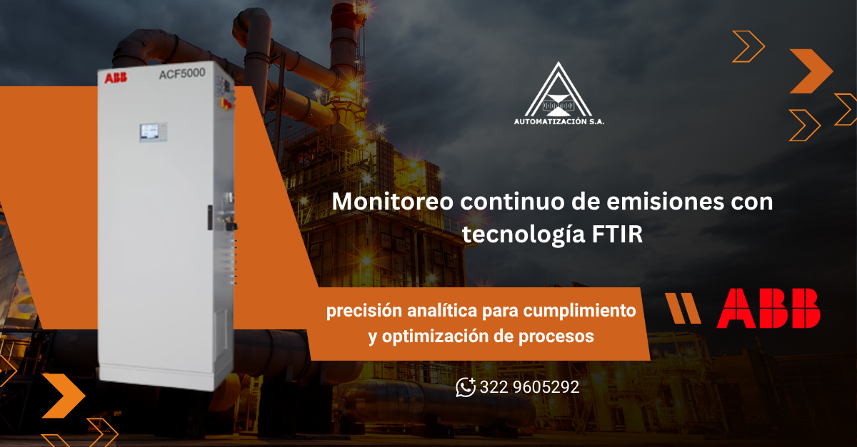 Monitoreo continuo de emisiones con tecnología FTIR: ABB